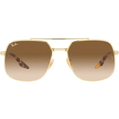 RB 3699 Sonnenbrille, Goldgestell, braune Gläser , Herren, Größe: 56 MM - Ray-Ban - Modalova