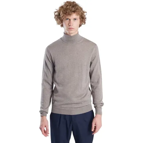 Turtlenecks, male, , Size: 2XL Merino Turtleneck Jumper - L'Exception Paris - Modalova