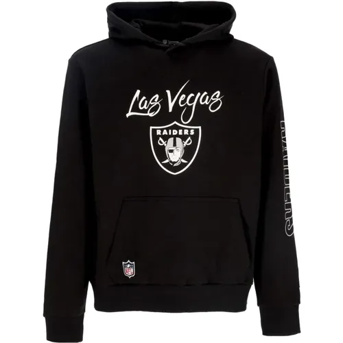 Hoodies, male, , Size: 2XL Las Vegas Raiders Script Hoodie /White - new era - Modalova