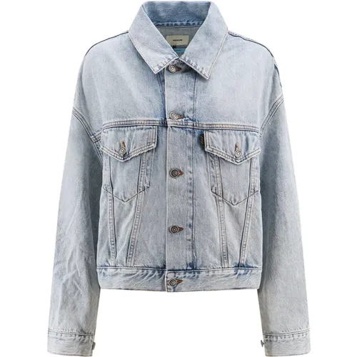Cotton Jackets & Denim Jacket , female, Sizes: XS - Haikure - Modalova