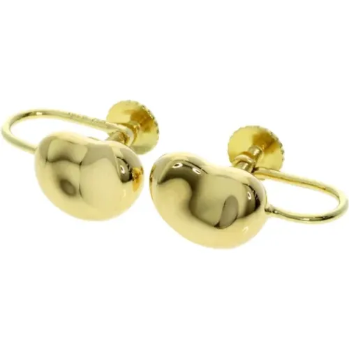 Pre-owned Jewellery, female, , Size: ONE SIZE Pre-owned Gold earrings - Tiffany & Co. Pre-owned - Modalova