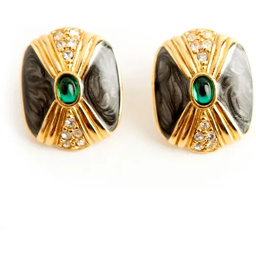 Square earrings , female, Sizes: ONE SIZE - Kenneth Jay Lane Pre-owned - Modalova