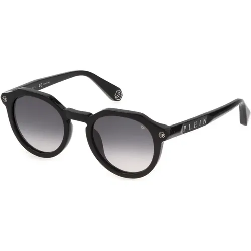 Sunglasses, unisex, , Size: 51 MM /Smoke Sunglasses Globetrotter - Philipp Plein - Modalova