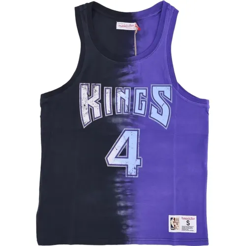 Sportswear, male, , Size: L NBA Tie Dye Tank Chris Webber - Mitchell & Ness - Modalova