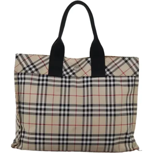 Pre-owned Tote Bags, female, , Size: ONE SIZE Pre-owned Fabric handbags - Burberry Vintage - Modalova