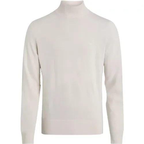 Strukturierte Rollkragenpullover , Herren, Größe: L - Calvin Klein - Modalova