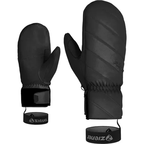 Schwarze Kumani AS Handschuhe , Damen, Größe: 7 IN - Ziener - Modalova