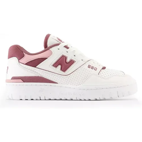 Sneakers with Red and Pink Details , female, Sizes: 5 UK, 7 1/2 UK, 7 UK, 6 UK, 4 UK, 8 UK, 3 UK, 8 1/2 UK - New Balance - Modalova