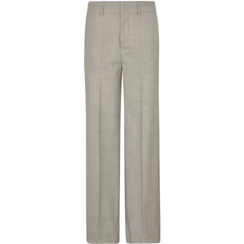 Women's Clothing Trousers Grigio Melange Chiaro Ss24 , female, Sizes: XS, L, S - P.a.r.o.s.h. - Modalova