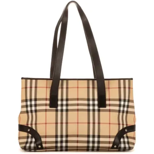 Pre-owned Tote Bags, female, , Size: ONE SIZE Pre-owned Canvas totes - Burberry Vintage - Modalova