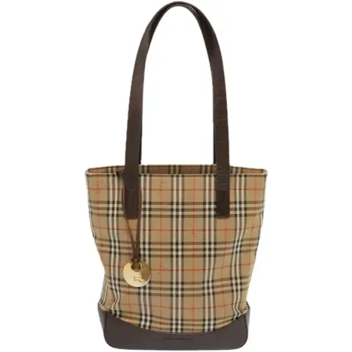 Pre-owned Tote Bags, female, , Size: ONE SIZE Pre-owned Canvas totes - Burberry Vintage - Modalova