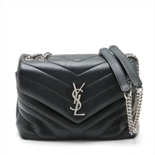 Pre-owned Cross Body Bags, female, , Size: ONE SIZE Pre-owned Leather shoulder-bags - Yves Saint Laurent Vintage - Modalova