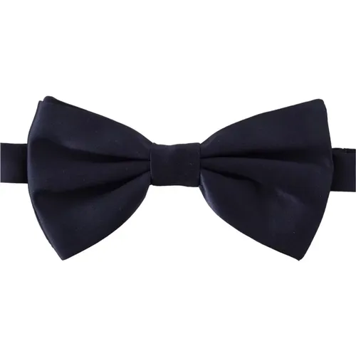 Bowties, male, , Size: ONE SIZE Silk Adjustable Neck Papillon Tie - Dolce & Gabbana - Modalova