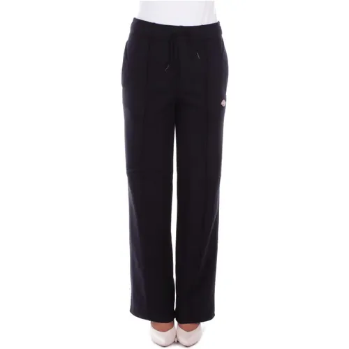 Schwarze Hose mit Verstellbarem Kordelzug , Damen, Größe: XS - Dickies - Modalova