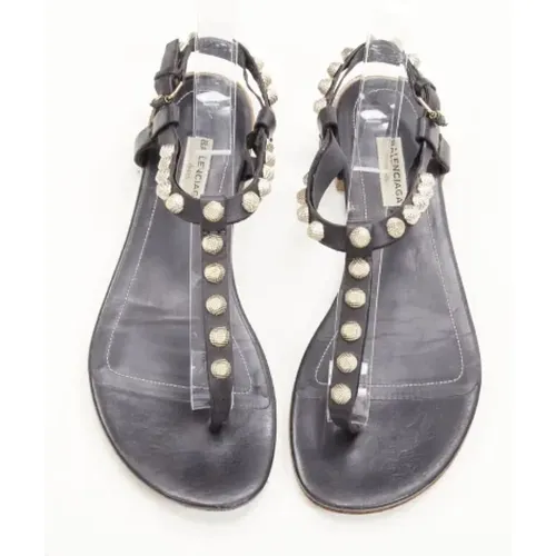 Pre-owned Leather sandals , female, Sizes: 5 UK - Balenciaga Vintage - Modalova