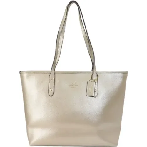 Pre-owned Tote Bags, female, , Size: ONE SIZE Pre-owned Leather shoulder-bags - Coach Pre-owned - Modalova