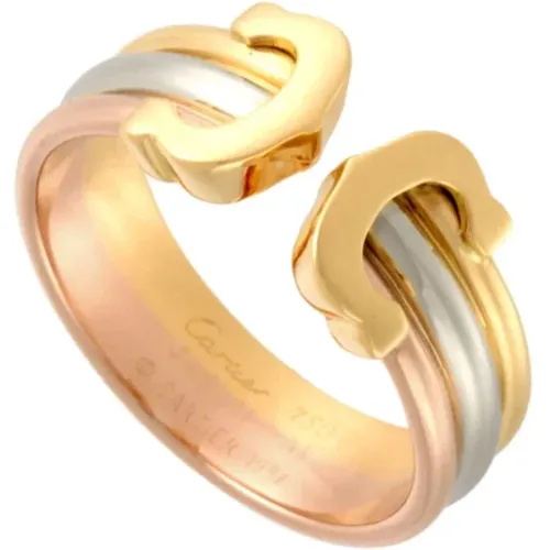 Pre-owned Jewellery, female, , Size: ONE SIZE Pre-owned Rose Gold rings - Cartier Vintage - Modalova