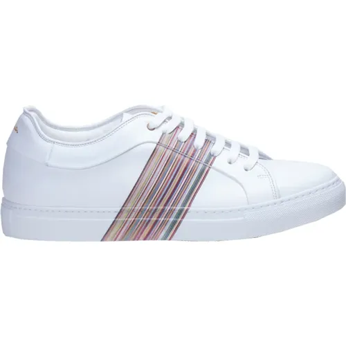 Sneakers, male, , Size: 8 US Leather Stripe Sneakers - Paul Smith - Modalova