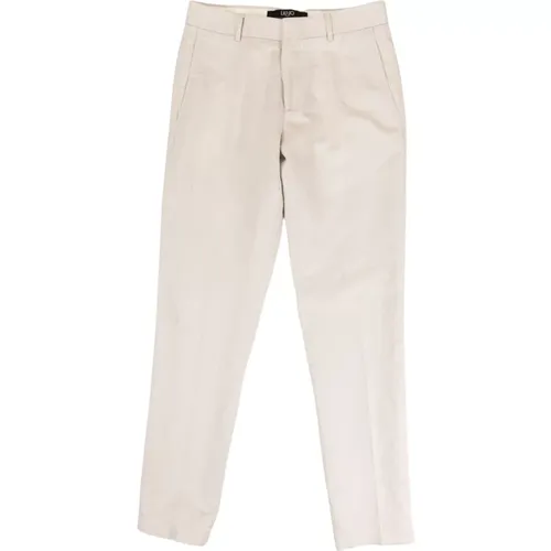 Men's Summer Chino Pants Light Grey , male, Sizes: S, XS - Liu Jo - Modalova