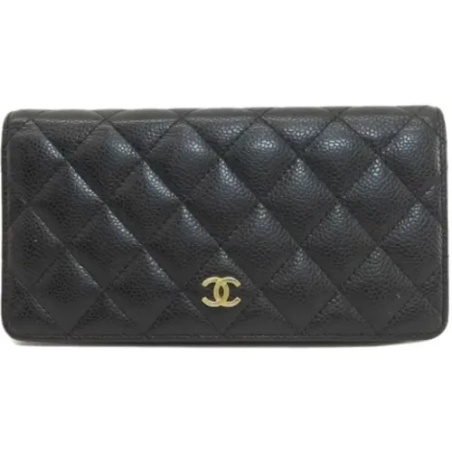 Pre-owned Wallets, female, , Size: ONE SIZE Pre-owned Leather wallets - Chanel Vintage - Modalova