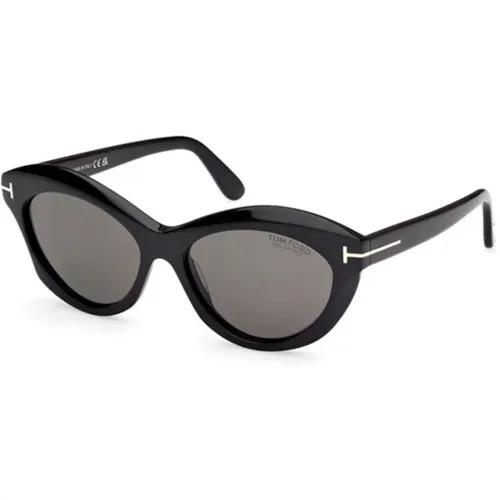 Smoke Polarized Sunglasses Ft1111 , unisex, Sizes: 55 MM - Tom Ford - Modalova