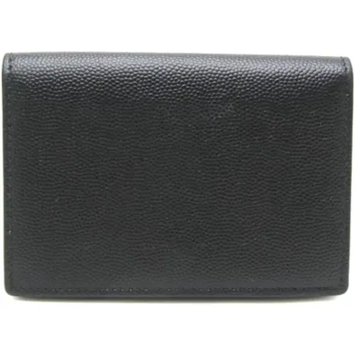 Pre-owned Wallets, unisex, , Size: ONE SIZE Pre-owned Leather wallets - Yves Saint Laurent Vintage - Modalova