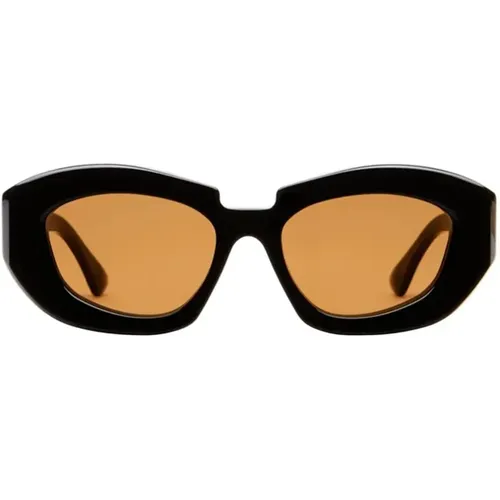 Brown Sunglasses Womens Accessories Ss24 , female, Sizes: ONE SIZE - Kuboraum - Modalova