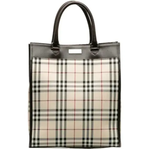 Pre-owned Canvas totes , female, Sizes: ONE SIZE - Burberry Vintage - Modalova