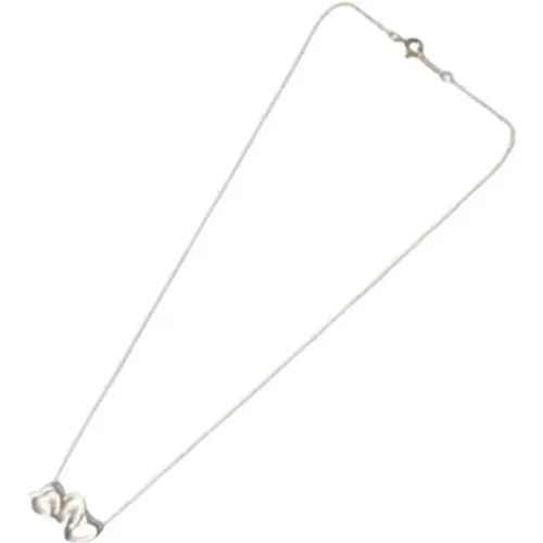 Pre-owned Jewellery, female, , Size: ONE SIZE Pre-owned Silver necklaces - Tiffany & Co. Pre-owned - Modalova