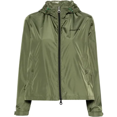 Lightweight Hooded Coat , female, Sizes: XS, S, M - duvetica - Modalova
