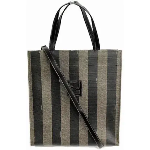 Pre-owned Tote Bags, female, , Size: ONE SIZE Pre-owned Canvas totes - Fendi Vintage - Modalova