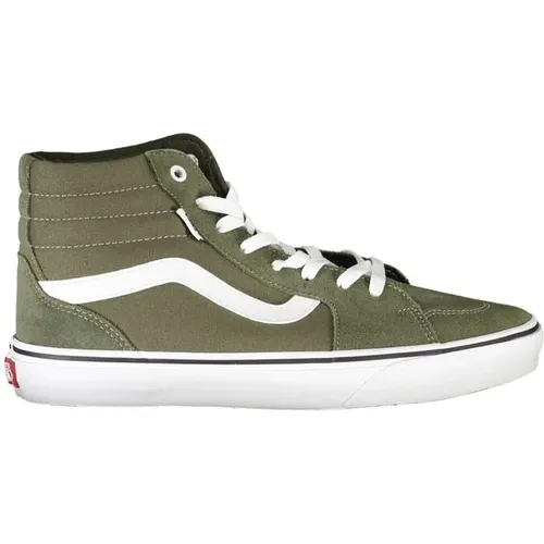 Polyester Sneaker with Laces , male, Sizes: 9 UK, 8 1/2 UK, 10 1/2 UK, 7 UK, 8 UK, 6 UK, 10 UK - Vans - Modalova