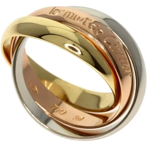 Pre-owned Jewellery, female, , Size: ONE SIZE Pre-owned Rose Gold rings - Cartier Vintage - Modalova