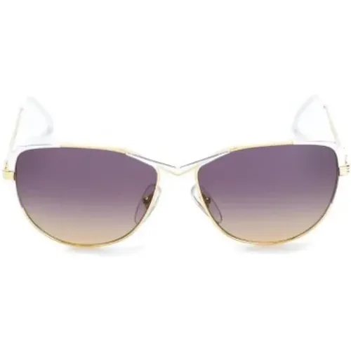 Pre-owned Accessories, female, , Size: ONE SIZE Pre-owned Metal sunglasses - Yves Saint Laurent Vintage - Modalova