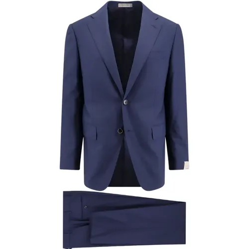 Single Breasted Suits, male, , Size: M Blazer Suit Classic Lapel - Corneliani - Modalova