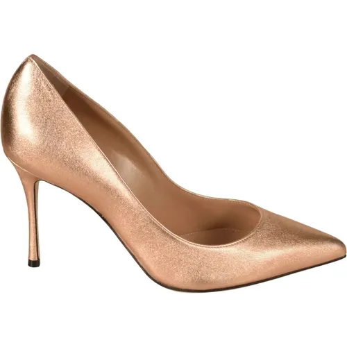 Golden Brown Heel Pumps , female, Sizes: 3 1/2 UK - Sergio Rossi - Modalova
