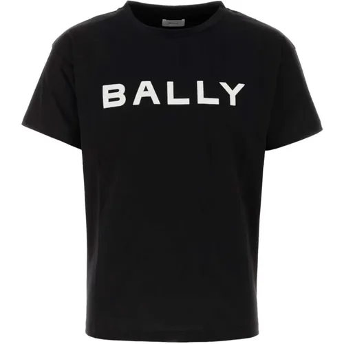 Schwarzes Baumwoll-T-Shirt Bally - Bally - Modalova