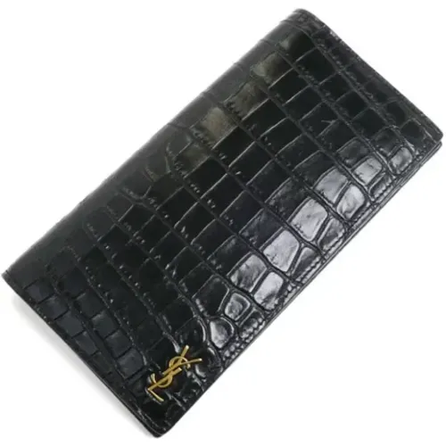 Pre-owned Leather wallets , male, Sizes: ONE SIZE - Yves Saint Laurent Vintage - Modalova