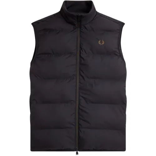 Sleeveless Gilet , male, Sizes: S, M - Fred Perry - Modalova