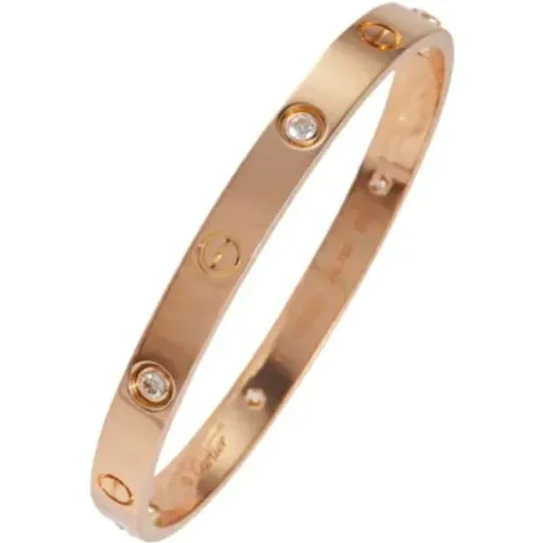 Pre-owned Jewellery, female, , Size: ONE SIZE Pre-owned Rose Gold bracelets - Cartier Vintage - Modalova