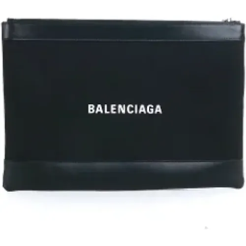 Pre-owned Leather clutches , female, Sizes: ONE SIZE - Balenciaga Vintage - Modalova