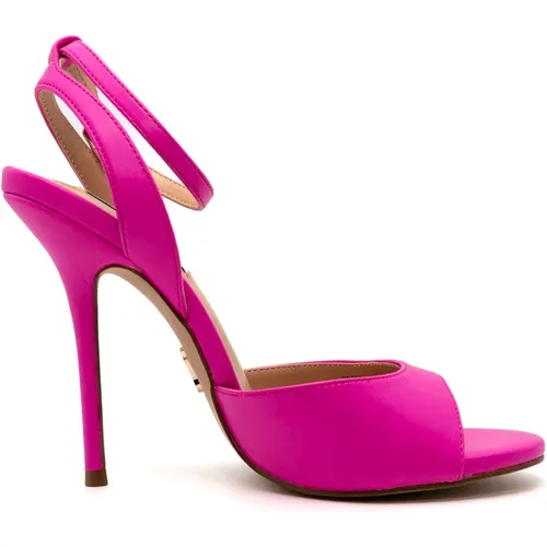 Halsey Magenta Sandalen , Damen, Größe: 37 1/2 EU - Steve Madden - Modalova