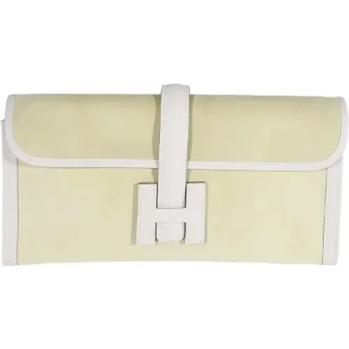 Pre-owned Leather clutches , female, Sizes: ONE SIZE - Hermès Vintage - Modalova