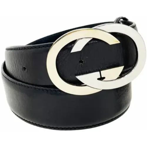 Pre-owned Belts, male, , Size: ONE SIZE Pre-owned Leather belts - Gucci Vintage - Modalova