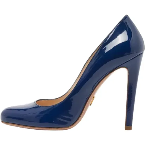 Pre-owned Leather heels , female, Sizes: 6 1/2 UK - Prada Vintage - Modalova