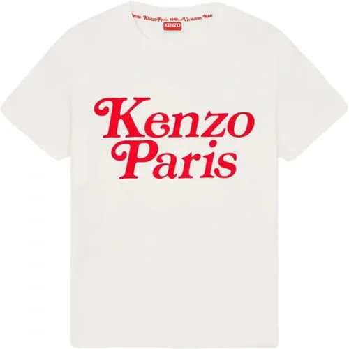 Vintage Style T-Shirt Zusammenarbeit , Damen, Größe: S - Kenzo - Modalova