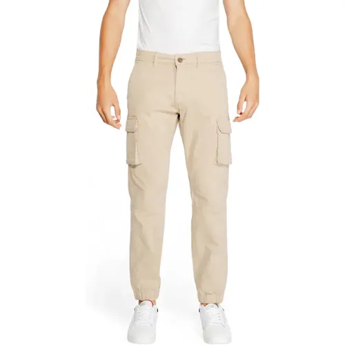 Chinos, male, , Size: M Men's Gym Flap Pants Autumn/Winter Collection - GAS - Modalova