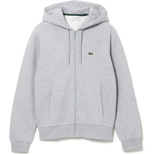 Hoodie with Zip , male, Sizes: XL, 2XL, M, L - Lacoste - Modalova