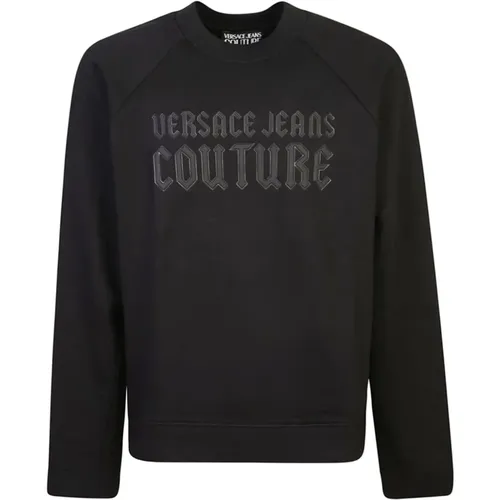 Sweater with ***cv Style , male, Sizes: M, L, XL, S - Versace Jeans Couture - Modalova