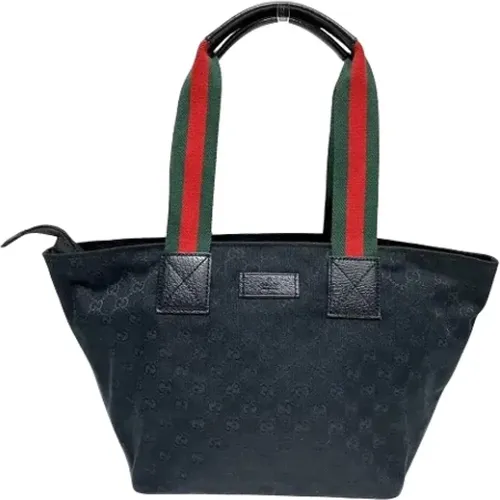 Pre-owned Tote Bags, female, , Size: ONE SIZE Pre-owned Canvas gucci-bags - Gucci Vintage - Modalova